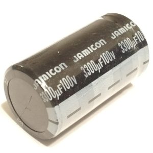 Elektrolitik Kondansatör, 3300MF, 100V, LSECON/BLACK, Elektronik Bileşenler, 30x35mm, BULK, SNAP, 2000 saat, 105°C