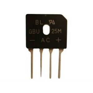 GBU25M, Köprü Diyot, MCC, 25A-1000V, Doğrultma Diyotu, Elektronik Bileşenler