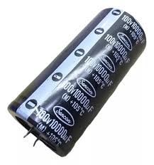 Elektrolitik Kondansatör, 10000MF, 100V, LSECON/BLACK, Elektronik Bileşenler, 35x60mm, BULK, SNAP, 2000 saat, 105°C