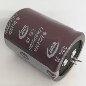 Elektrolitik Kondansatör, 10000MF, 63V, LSECON, Elektronik Bileşenler, 30x50mm, BULK, SNAP, 2000 saat, 105°C