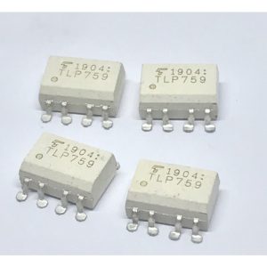 Opto Coupler, TLP759, TOSHIBA, DIP8, Elektronik Bileşenler, Lojik Çıkış, Elektriksel İzolasyon, Endüstriyel Otomasyon, Güç Kaynağı Sistemleri, Dijital Devreler