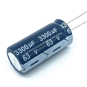 Elektrolitik Kondansatör, 3300MF, 63V, CHONGX, Elektronik Bileşenler, 18x35mm, BULK, 2000 saat, 105°C